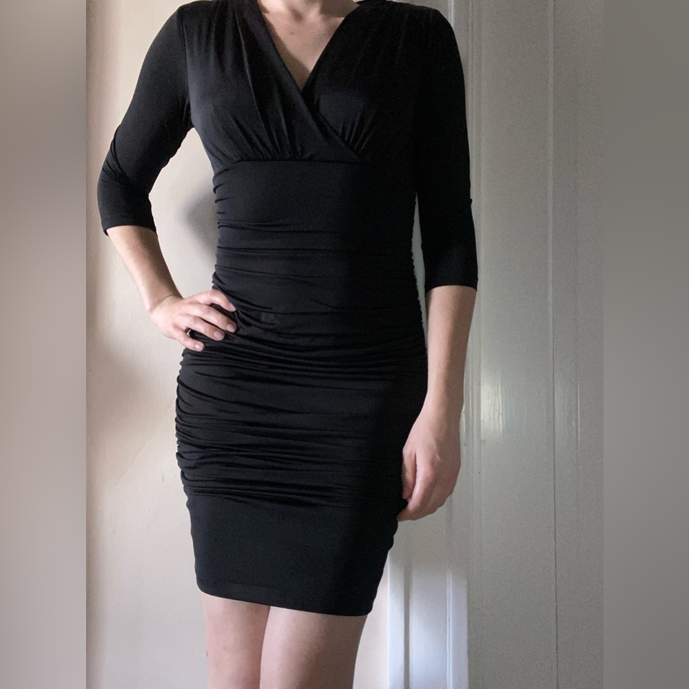 Vintage Elegant Black Women's Dress